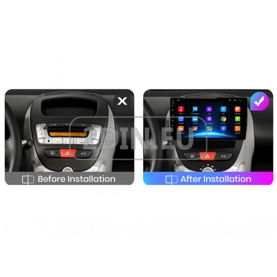 TOYOTA AYGO- 10.1" МУЛТИМЕДИЯ / Навигация android 16